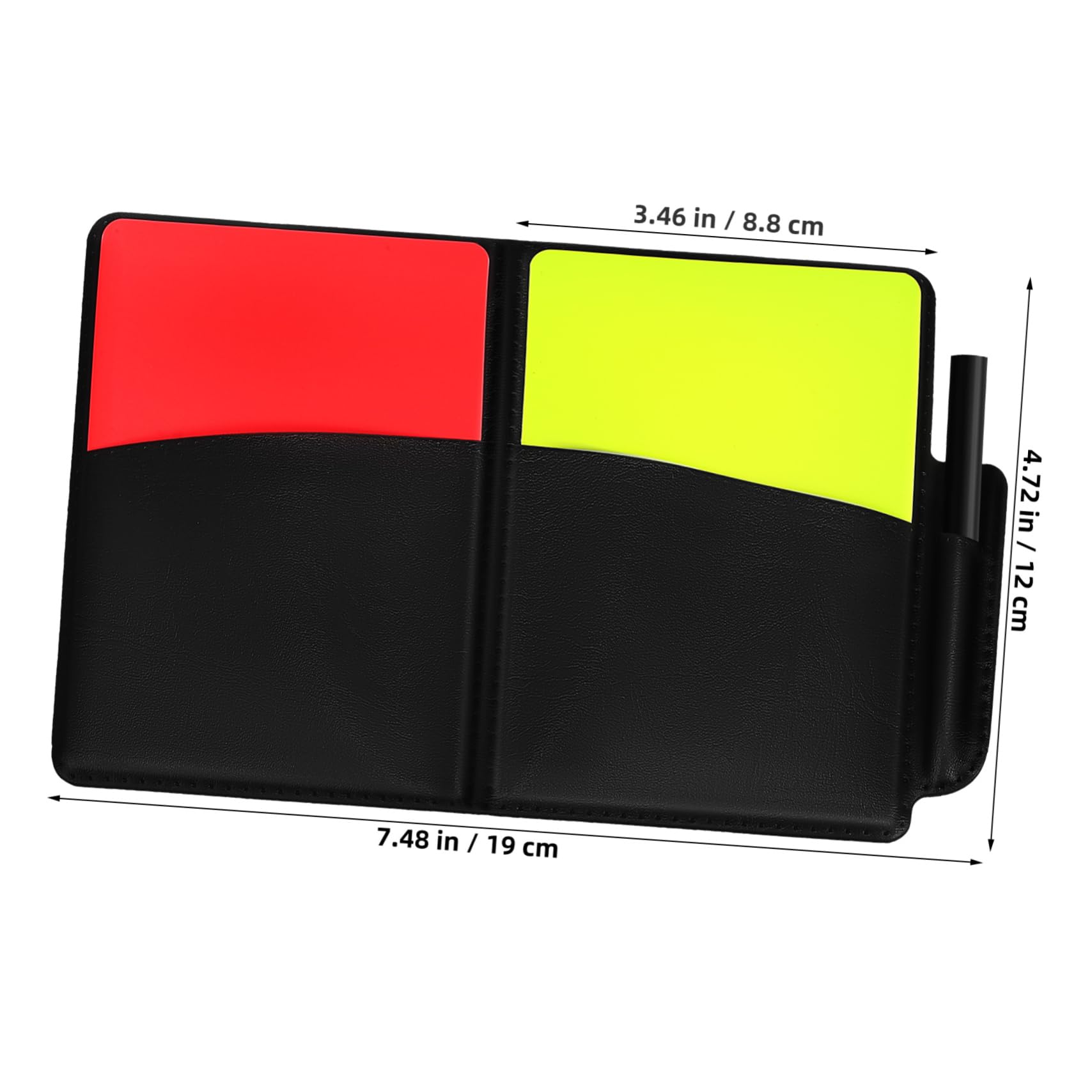 BESPORTBLE 4 Sets Red Yellow Soccer Referee Card Set with Score Cards for Soccer Volleyball Sports Games Comfortable Handling Fine Craftsmanship