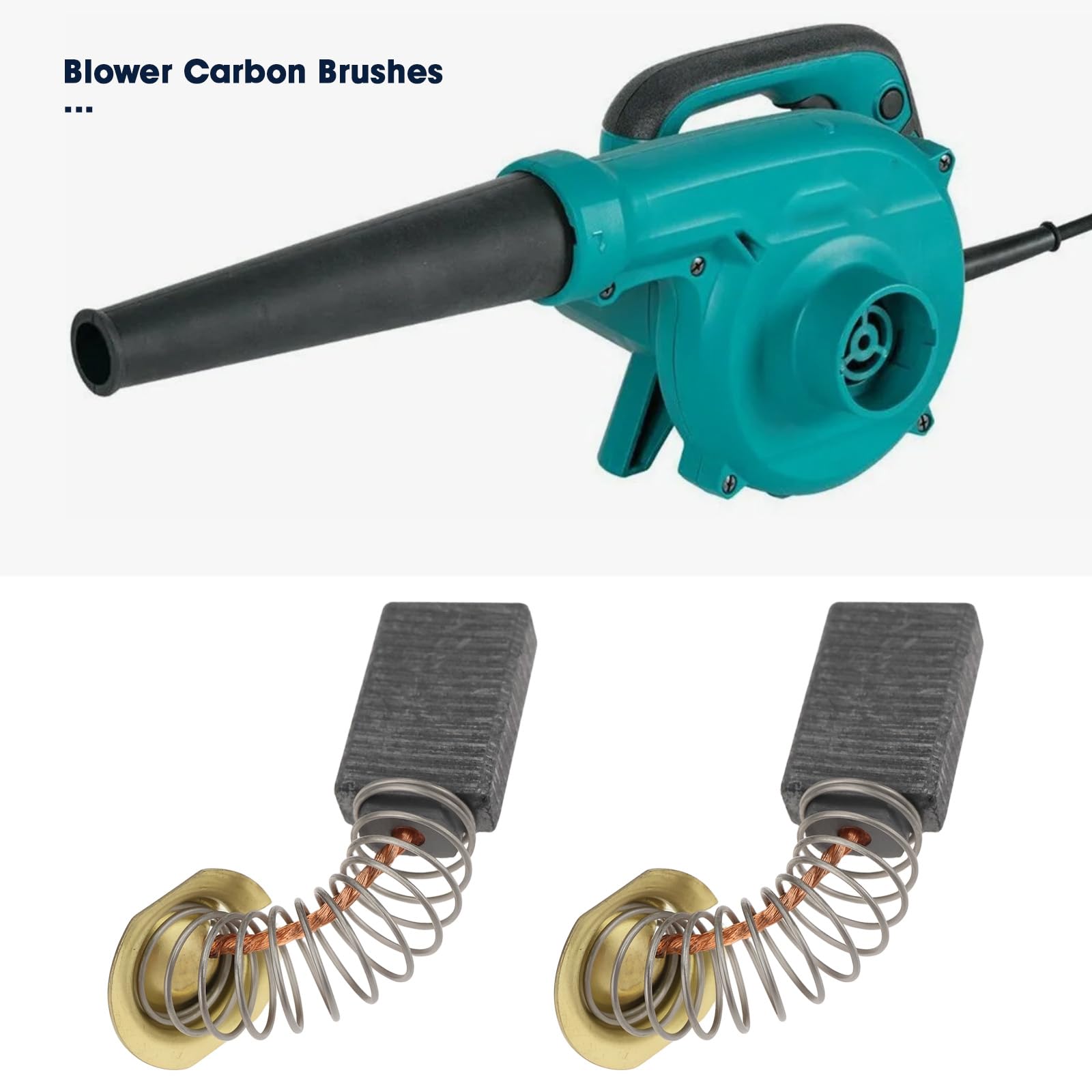 LT Easiyl 2 works Blower Carbon Brushes 5x11x17mm Compatible with Makita UB1103 - Image 3
