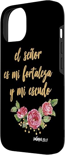 Miniatura 5 de Carcasa para iPhone 11 Salmos El Señor Es Mi Fortaleza Biblia Cristiana
