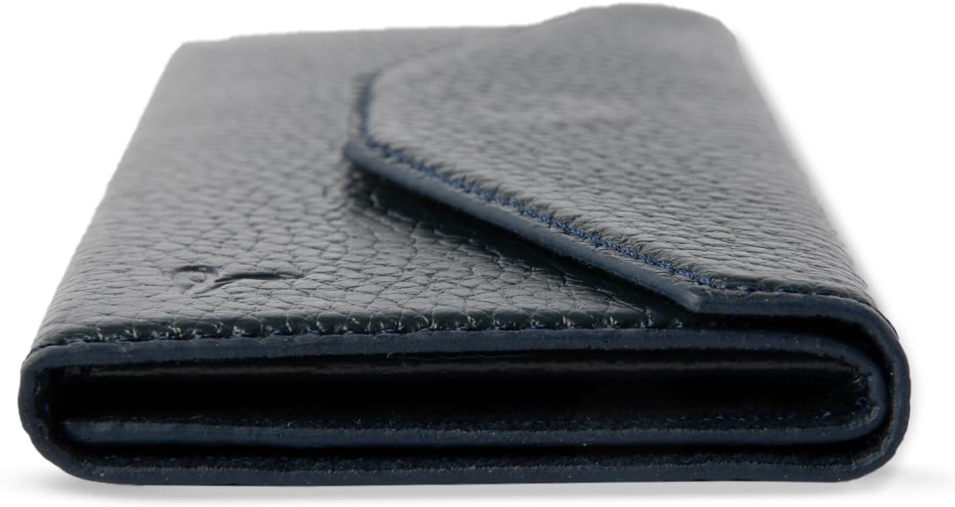 Snakehive Foldable Glasses Case - Real Leather Eyeglasses Case for Men and Women - Reading Glasses Pouch - Soft and Sturdy