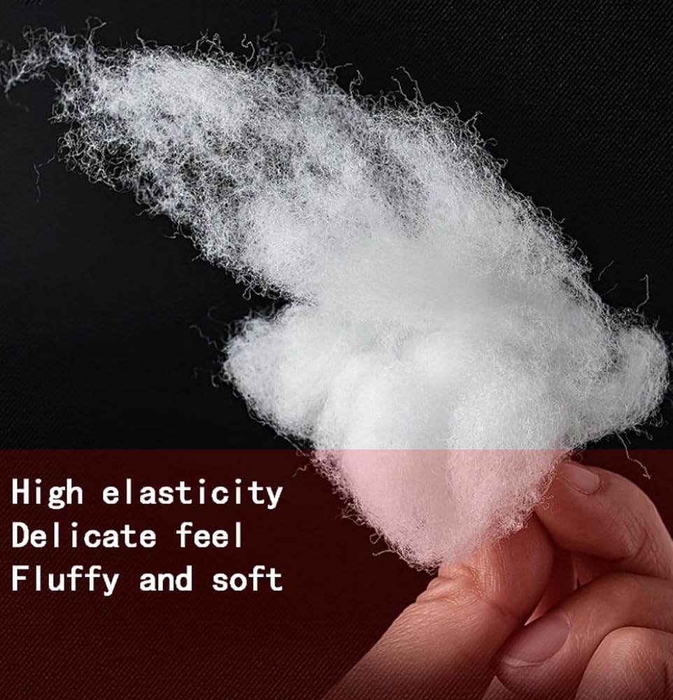 Christmas Cotton Snow Decor,Sofa Cushions Stuffing,High Resilience Fill Fiber Stuffed Doll,Pillow or DIY Crafts,Fiberfill for Dog Bed,1000g (1000g(35 OZ.))