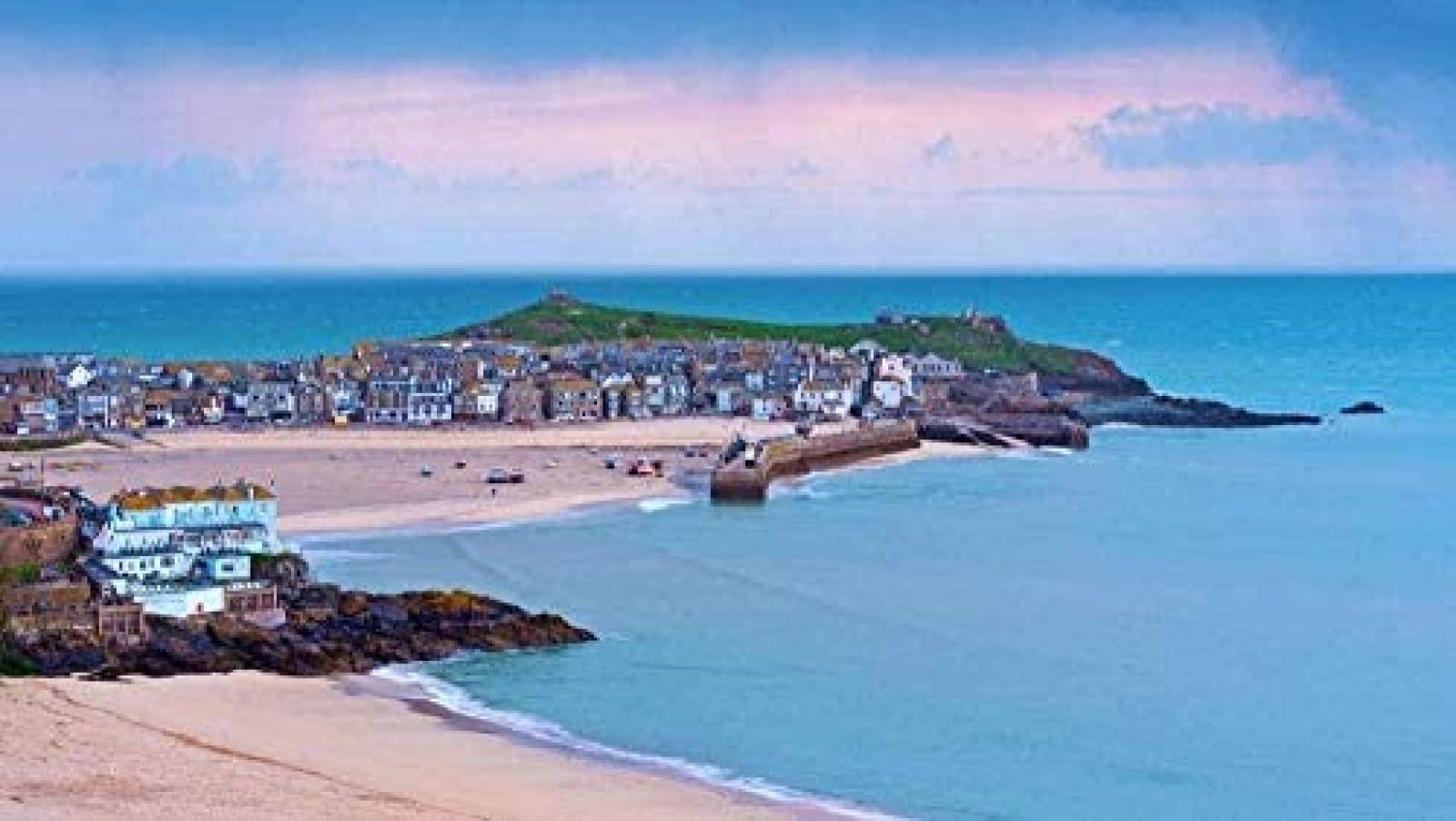 ZOZOIN Paint by Numbers for Adults Children - St Ives Beach -ES Linen Canvas - Digital Painting by Numbers 30x40cm