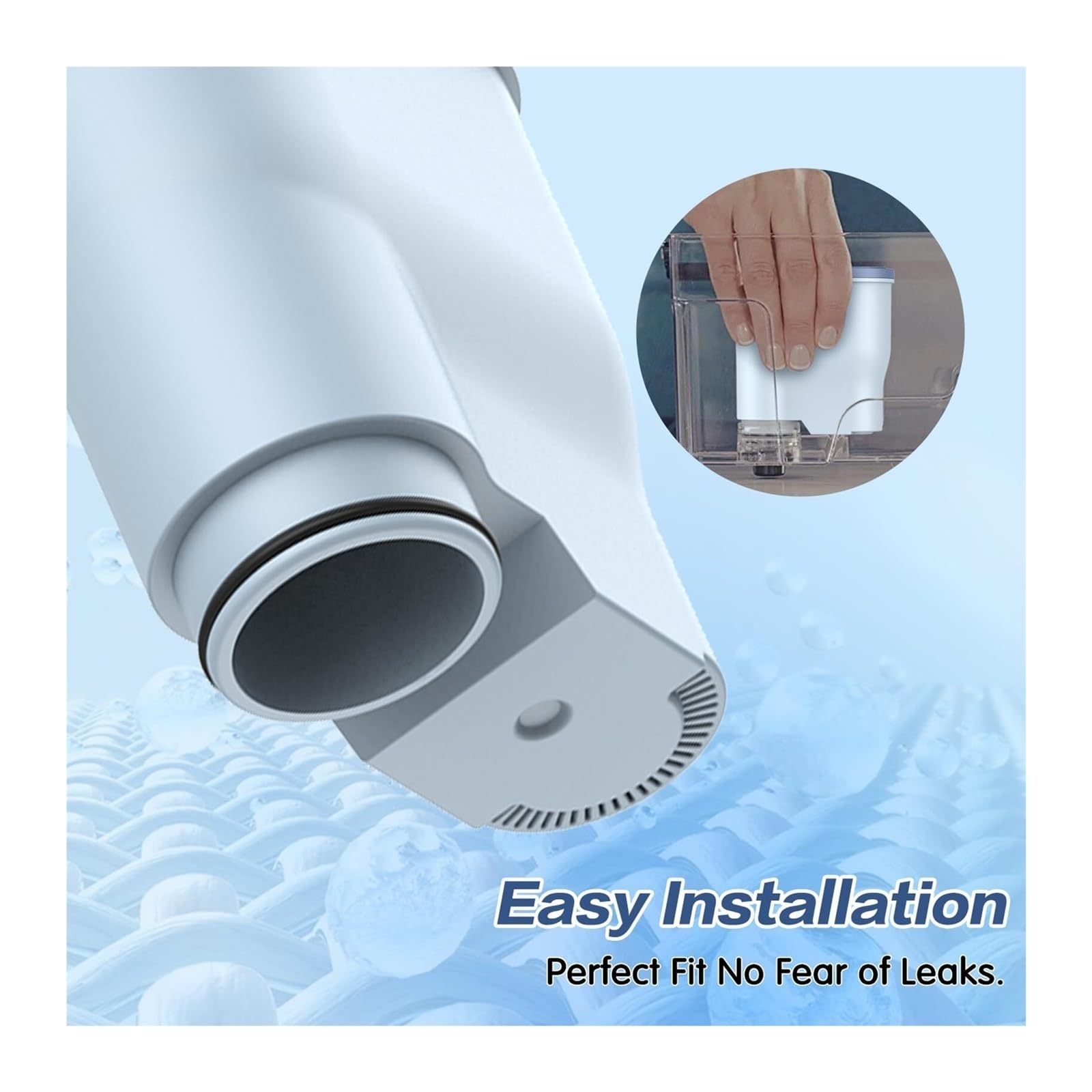 Reemplazo del filtro de agua de la cafetera, Compatible con Philips