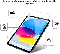 Vista 3 de ProCase Paquete de 2 protectores de pantalla para iPad A16 2025 de 11ª/10ª generación 2022 (11 pulgadas/10.9), protector de película de vidrio