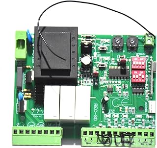 Automatic Gate Opener Kit AC Professional Sliding Garage Door Controller Receiver Rolling Code Remote Control gate Opener Plate Card for Dual Swing Gates,Driveway Gates and So On (Color : Kit 3)