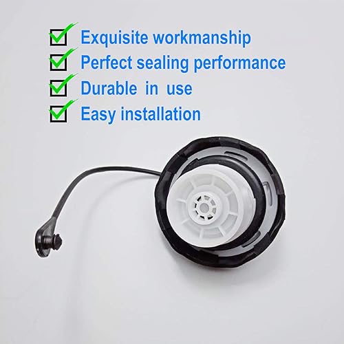 Miniatura 5 de Tapa de gasolina para Jeep Wrangler JK TJ 2003-2018, Liberty 2002-2012, Cherokee 2000-2017, Compass 2008-2018, Grand Cherokee 2001-2019, Commander