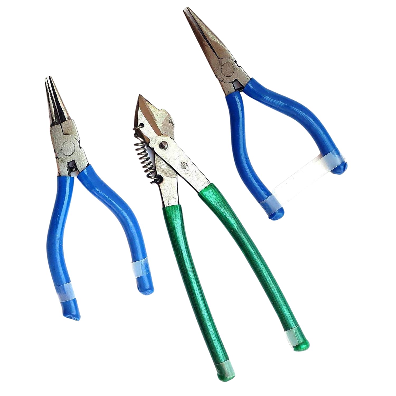 TOOLBUX Silk Thread Jewellery Making Pliers and Cutter 3-Pcs. Combo – Multicolour | Precision Jewellery Tools for Crafting | Essential Pliers and Cutter Set for DIY Jewellery