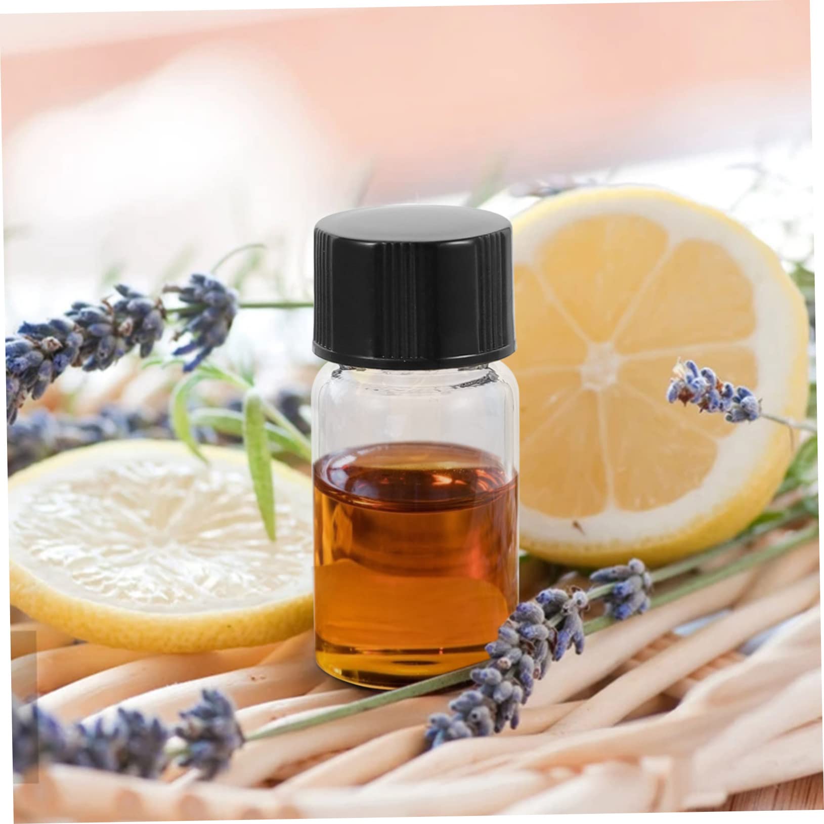 Ciieeo 100pcs Glass Sample Vials Bottles Small Sample Bottles for Storage for Education Chemistry Research No Smell Safe