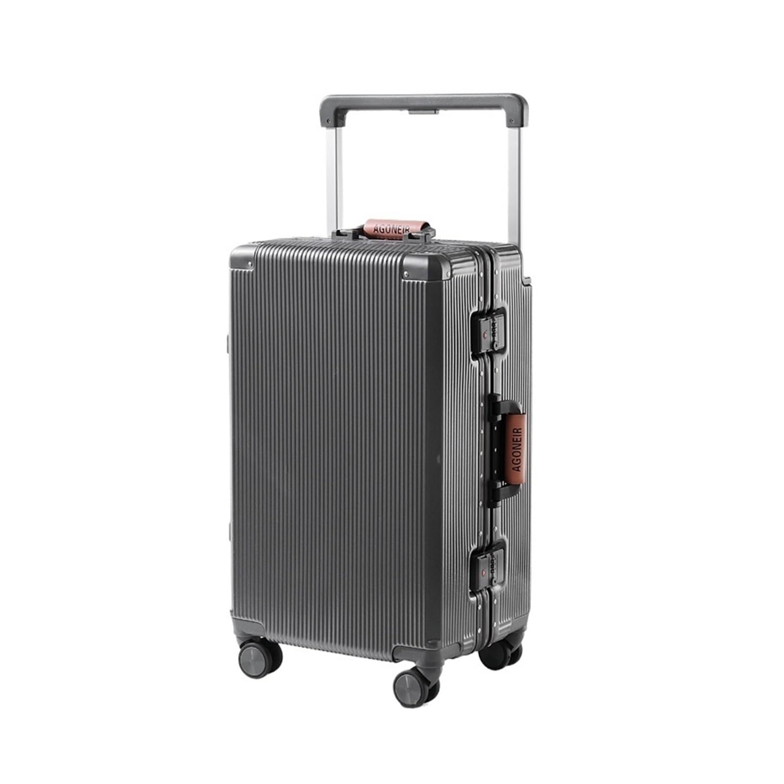 Sensore di velocità delle ruote da 50,8 cm, 55,9 cm, 61 cm, 61 cm, 66 cm, telaio in alluminio, trolley con portabicchieri, sensore di velocità delle ruote anteriori (grigio, 55,9 cm)