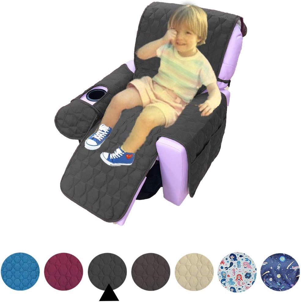RBSC Home Kids Recliner Chair Cover Only Antislip Waterproof 14 Inch Cover for Kid's Recliner, Kid's Sofa, Kid's Chair