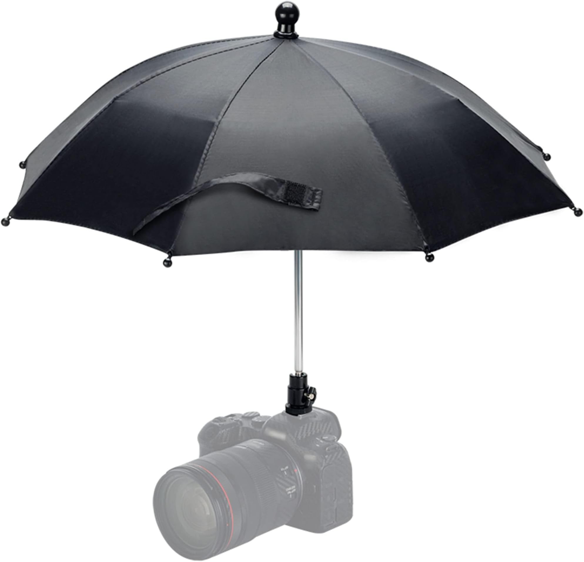DSLR Mirrorless Camera Hot Shoe Umbrella Rain Cover Protector Sunshade for Canon EOS R100 R50 R8 R7 R10 R3 R6 Mark II R5 C Rp R Rebel T8i T7 90D A7RV A7 IV A7S III II Z8 Z9 Z30 Z5 Z6 Z7II