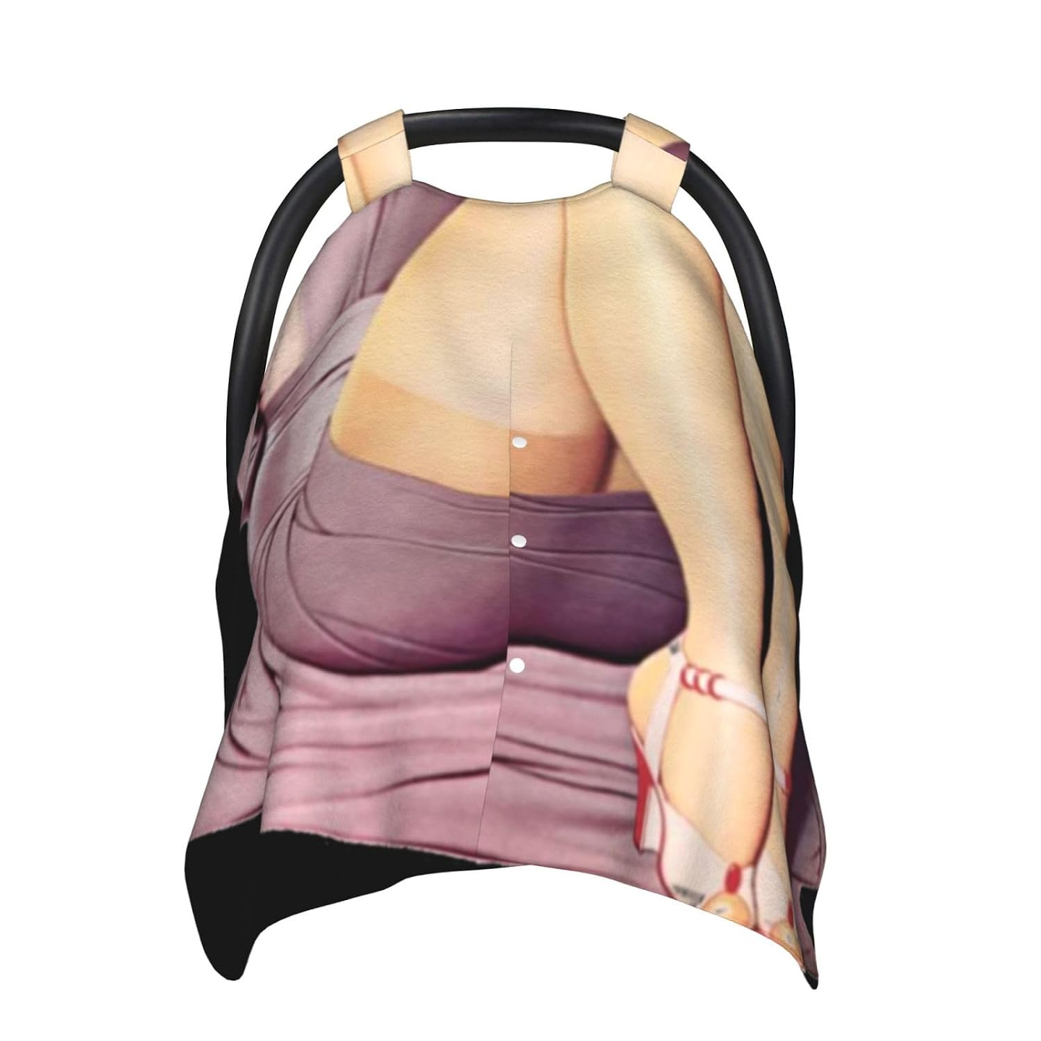 Pin Up Girl Baby Car Seat Cover & Breastfeeding Nursing Cover - Breathable Stretch Fabric Multi-Use Nursing Cover for Breastfeeding
