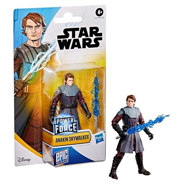 Foto 3 de 4 de Star Wars Epic World of Action, Anakin Skywalker, Figura de acción de 10 cm