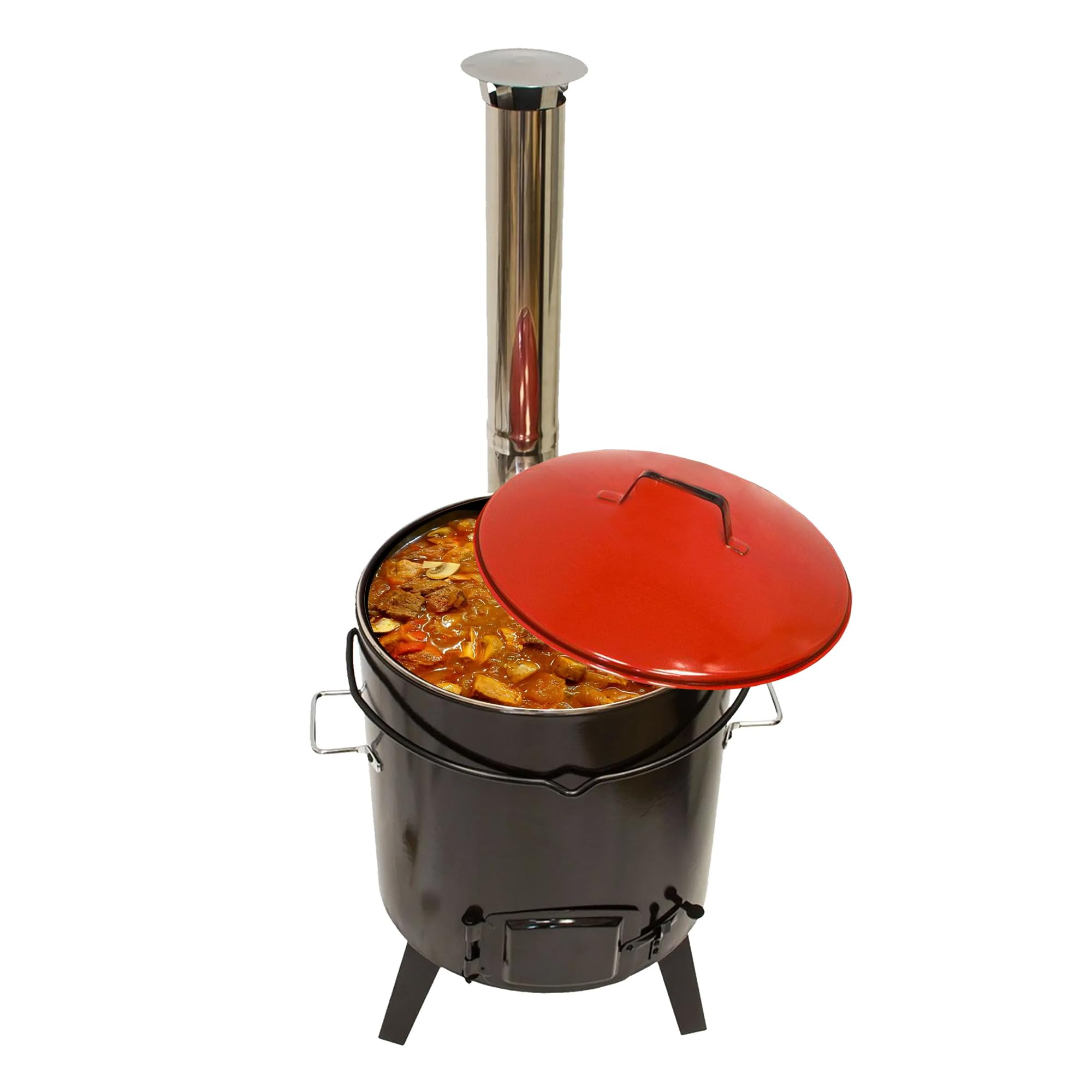 Bomclap - Bac à Graisse Universel Pour Barbecue Avec Égouttoir | Ajustable 61-80 Cm, Acier Résistant