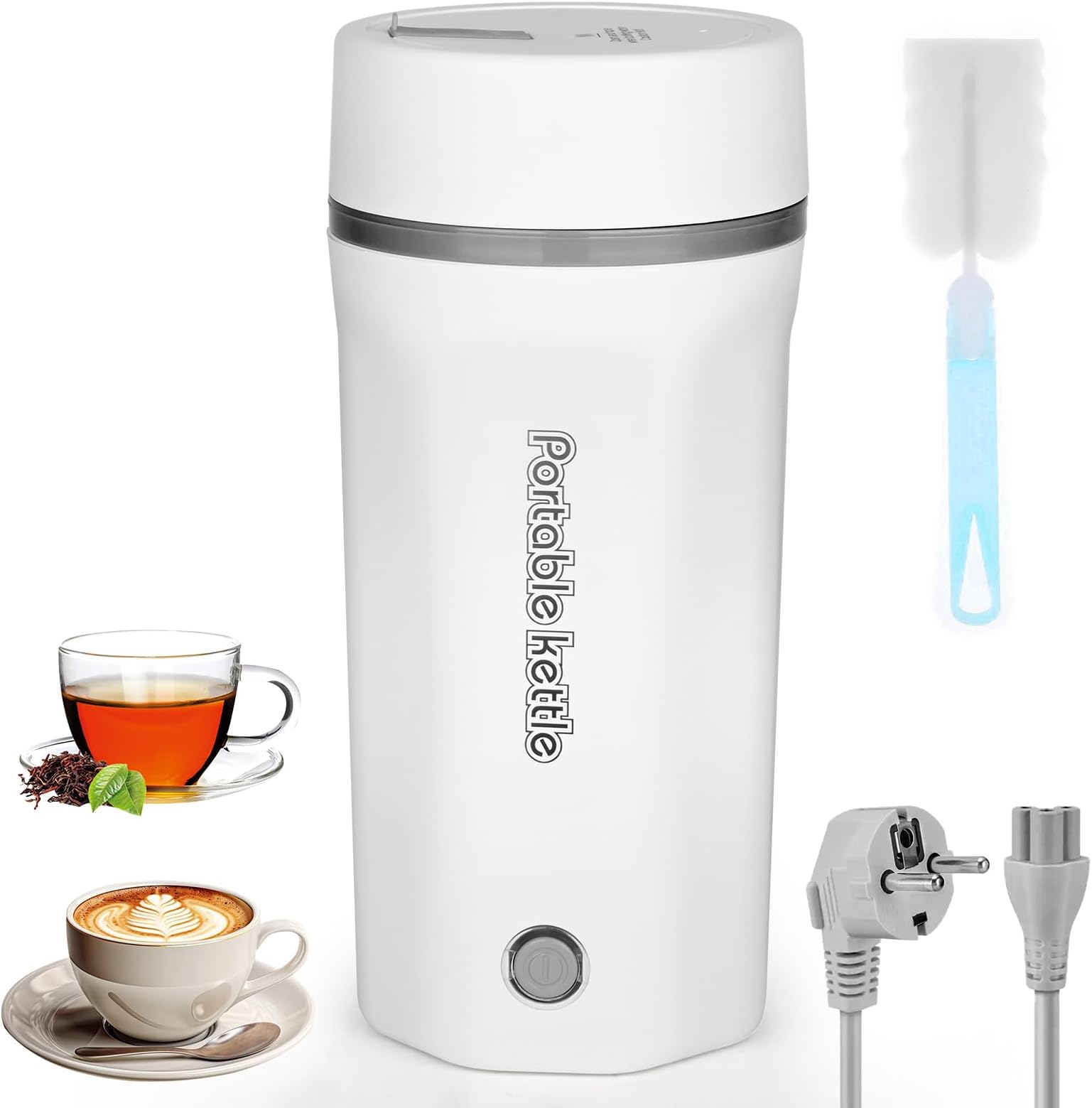 Bouilloire Électrique Portable Bear 300ml - 4 Températures, Chauffage Rapide, Isotherme - Voyage