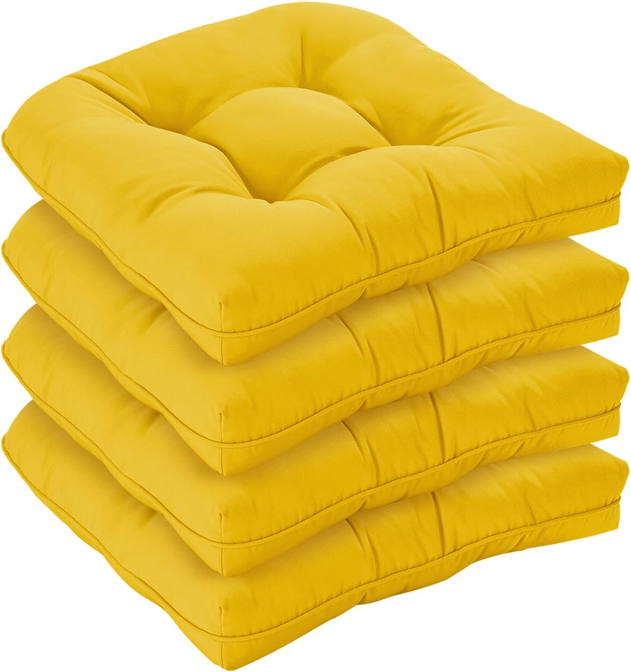 LOVTEX Indoor/Outdoor Tufted Seat Cushions for Patio