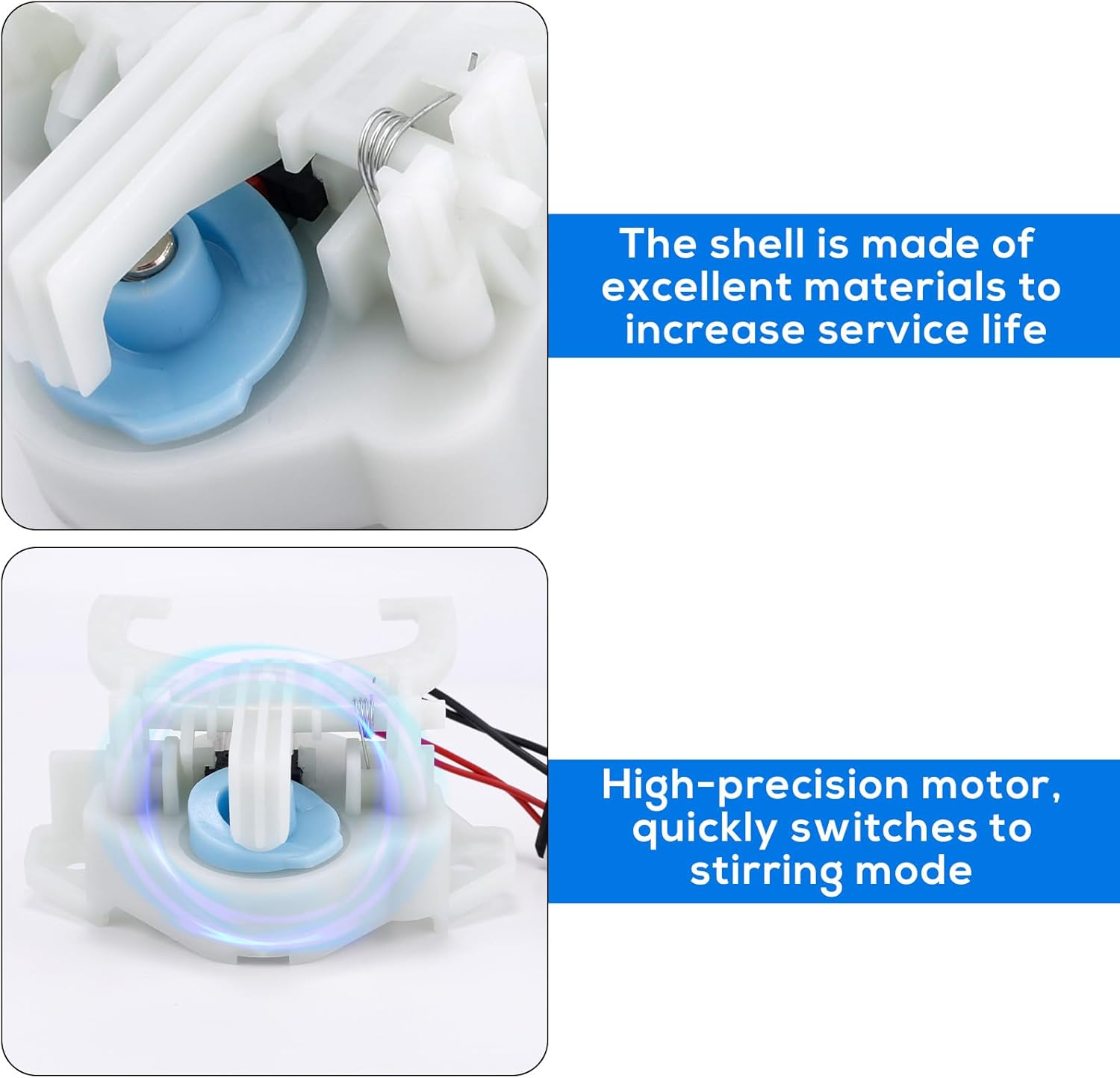 Washer Mode Shifter Compatible with Ge Hotpoint, New Upgraded Style Washer Shift Actuator Replacement Practical Washing Machine Accessories for Wh03x30517 Wh05x25036