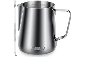 12oz Milk Frothing Pitcher for Professional Cappuccino and Espresso Creations