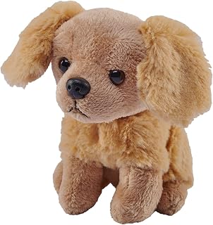 WILD REPUBLIC Pocketkins Eco Yellow Labrador, Stuffed Animal, 5 Inches, Plush Toy, Made from Recycled Materials, Eco Friendly