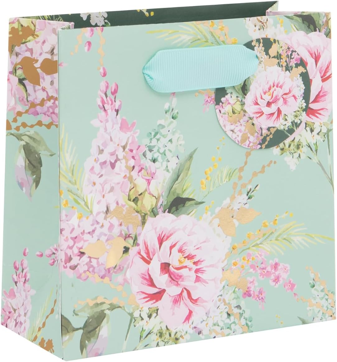 GlickLuxury Small Celebration Gift Bag - Multi-Colour, 140w x 140h x 60d mm