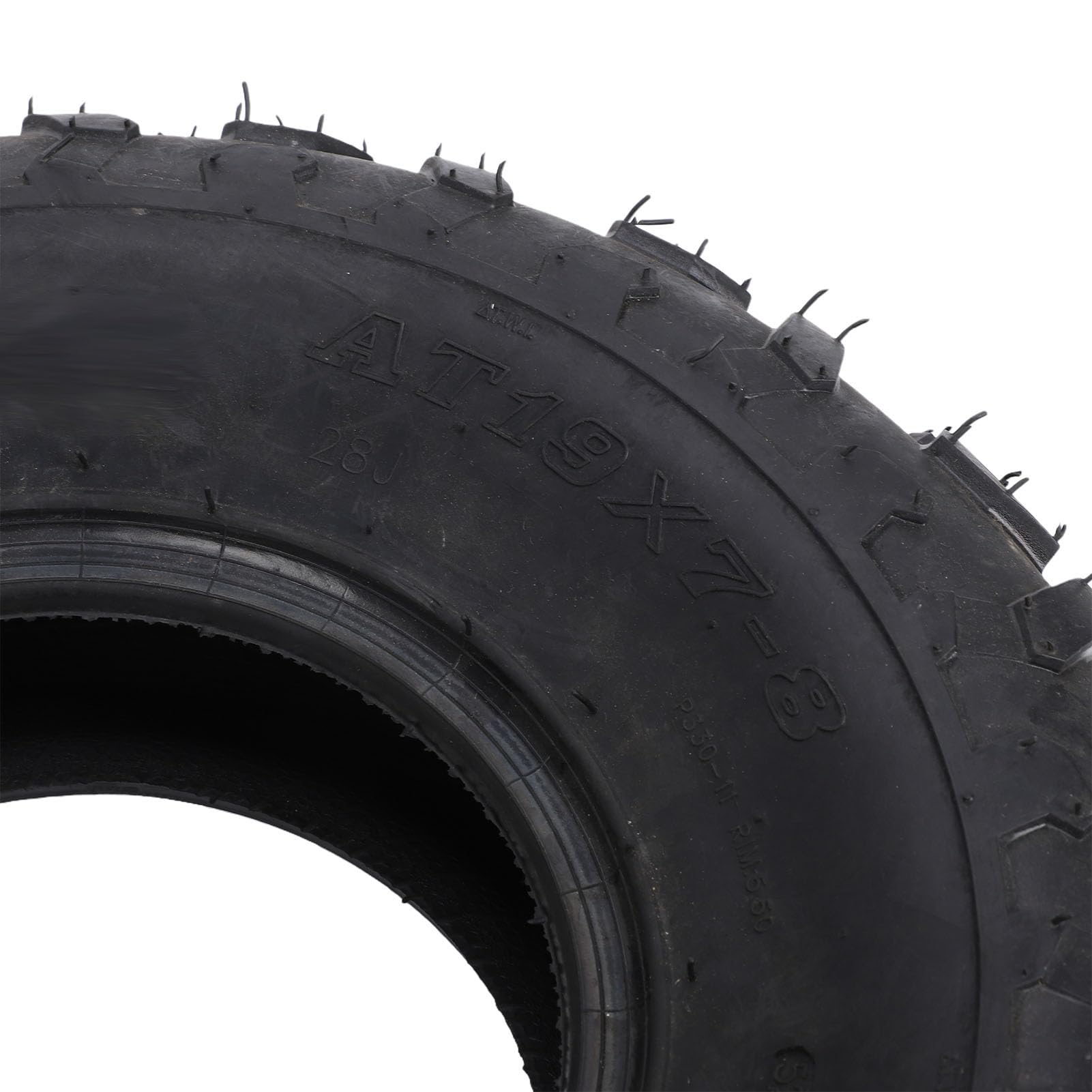 Akozon Opona do Mini-motocykla ATV 19x7 8, Odporna na Przebicie, Bezdętkowa Opona Terenowa z 4-warstwową strukturą, Przeznaczona do Jazdy w Błocie, Piasku i Skałach, Zamiennik dla