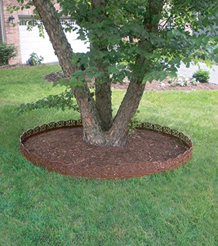 Valley View Sde-20Lb Scroll Decorative Lawn Edging, 20', Light Brown #TOP4