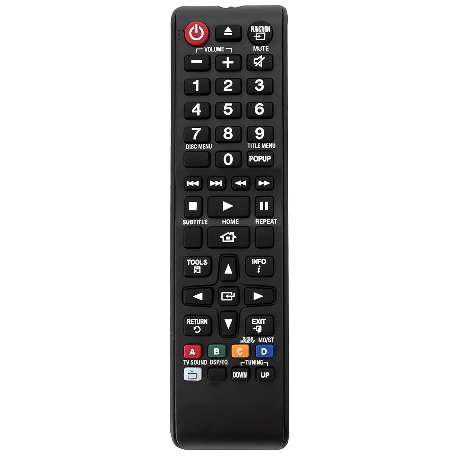 Vinabty New AH59-02533A Replace Remote fit for Samsung HT-H4530 HT-H5500W-ZA HT-H5530 HT-F4500 HT-H4500 HT-H5500W HT-J4100 HT-J4500 HT-J5500W HT-JM41 HT-J5500/2A Home Theater System