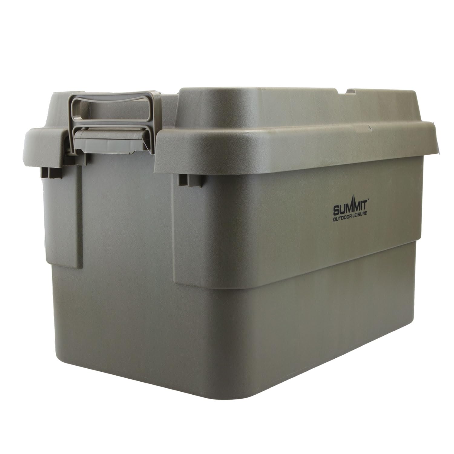 VFM e-Store - 50L Storage Boxes With Lids - Carry Handles Camping Box for Safe, Dry Storage - Perfect for Outdoors, Camping, Hiking, Holidays, Festivals, and Travel