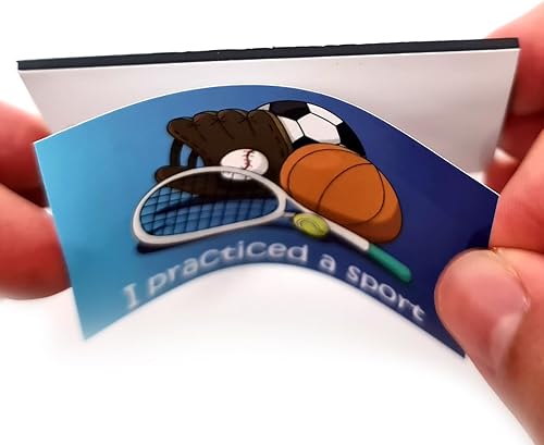 Miniatura 13 de Tabla de recompensas magnética grande para varios niños (1-3 niños) – 127 calcomanías preescritas (incluyendo entrenamiento para ir al baño) + 30