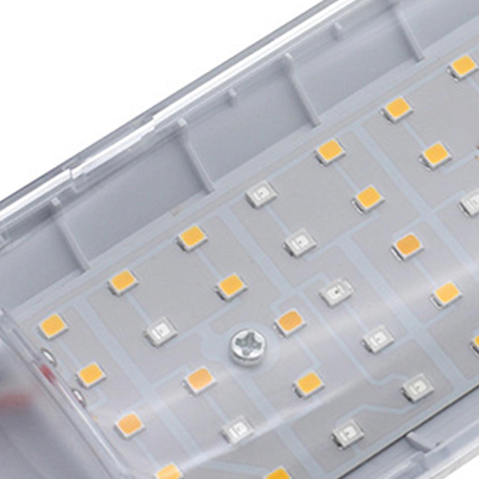 Lámpara de Cultivo LED Plegable con Base E27 - Lámpara de Cultivo para Plantas de Interior Y Jardín, 48W 4 Hojas 398mm, Individual