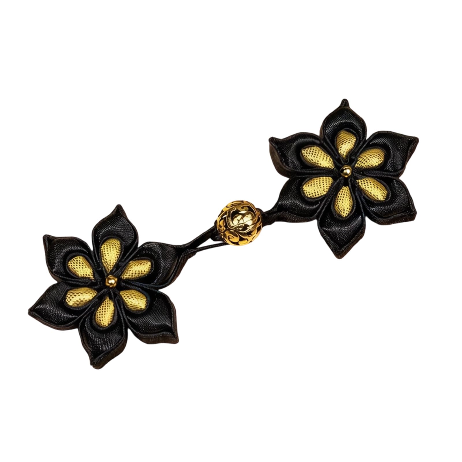 Tsophreniq Exquisite Oriental Knot Button Fabric Sewing Button Fasteners for Cheongsam Bridals Dress Sewing Crafting Qipao Treefrog Grip