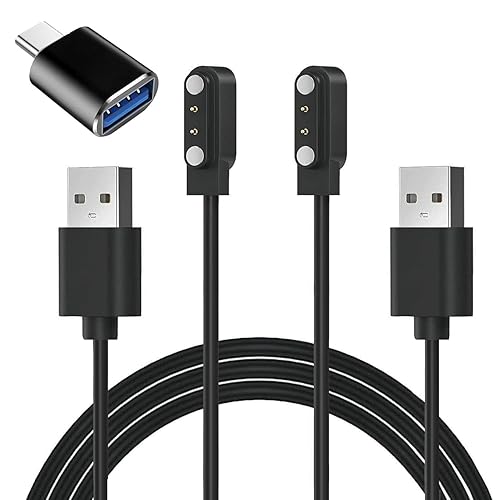 Cargador de reloj inteligente magnético compatible con TOZO, para TOOBUR, para Fitpolo, para Enomir, para Aeac, para Quican, para Tensky, para Wyze,