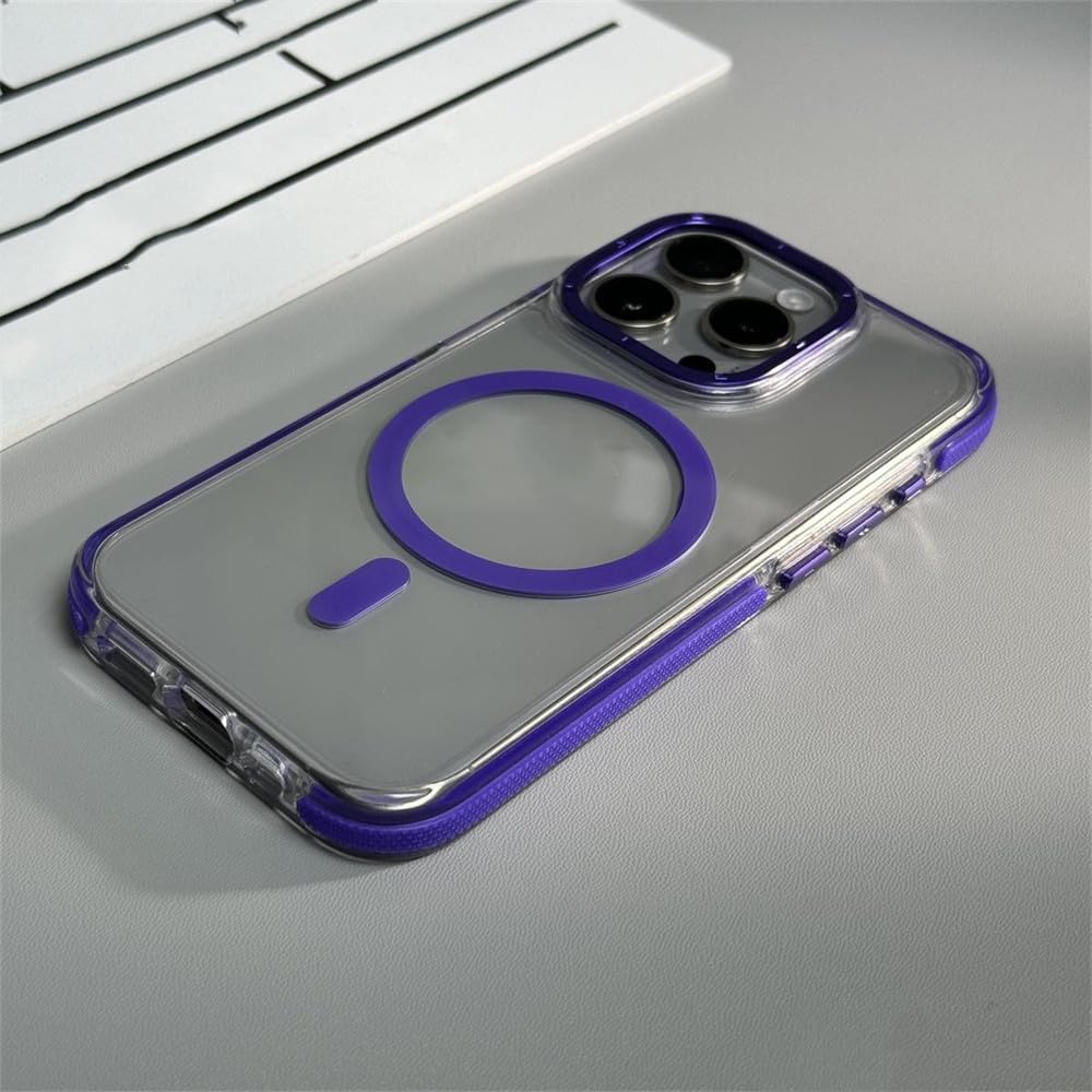 Coque de téléphone magnétique transparente iPhone 14 Pro Max - 7