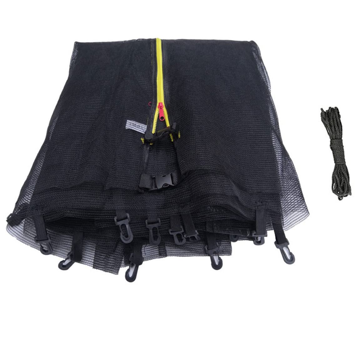 Hperu Neta de Seguridad de trampolín Redonda Neta de Seguridad del trampolín Netas del trampolín Nets Seguros compatibles con Marcos Redondos para Marcos Redondos Negros