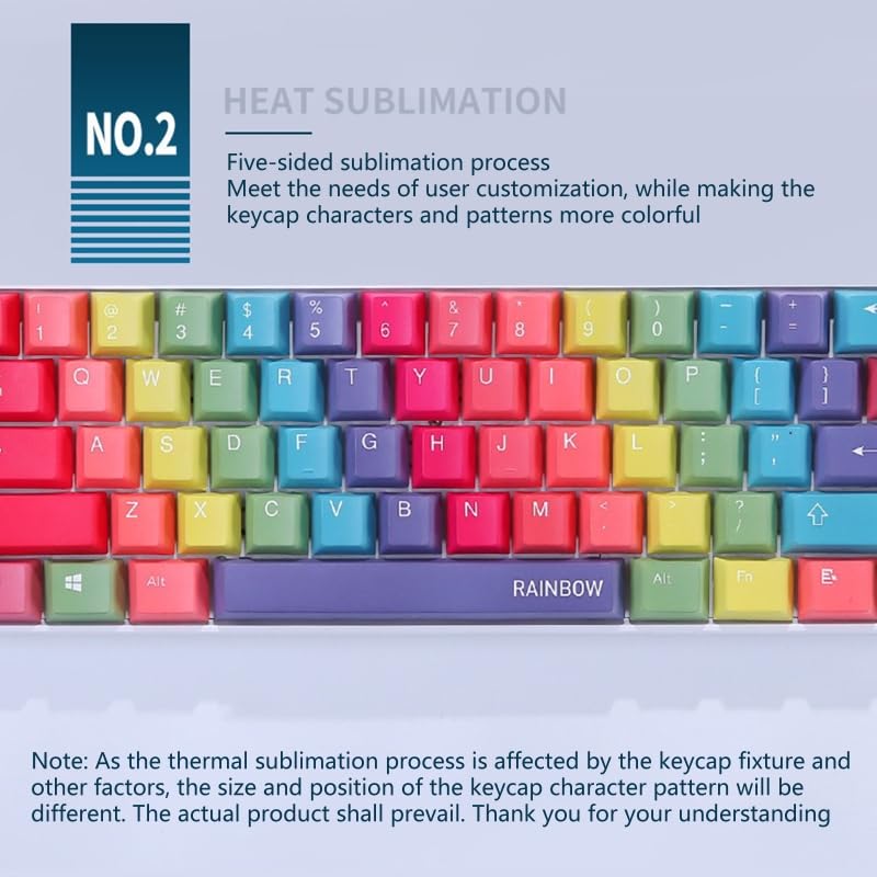 114 klawiszy PBT Dye Subbed Keycap Cherry Profile For MX Switch Clones Mechanical