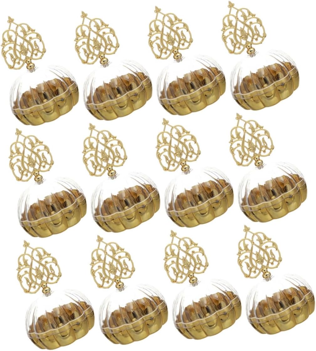 WATIIFUFU 24pcs Dome Candy Boxes Plastic Decorative Candy Holders Small Storage Containers for Wedding Party Favors Jewelry and Confectionery Packaging