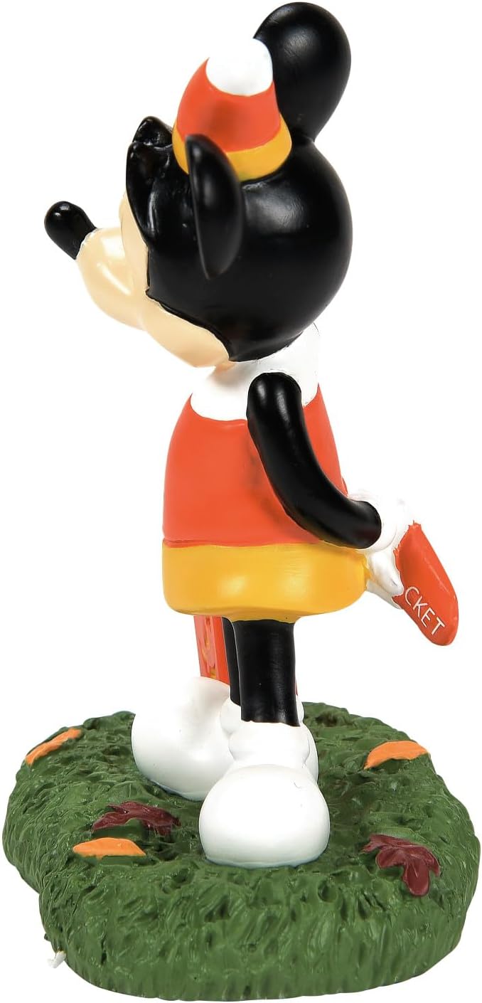 Department 56 Disney Village Halloween Accessories Mickey Mouse Buys a Ticket Figurine, 3 Inch, Multicolor