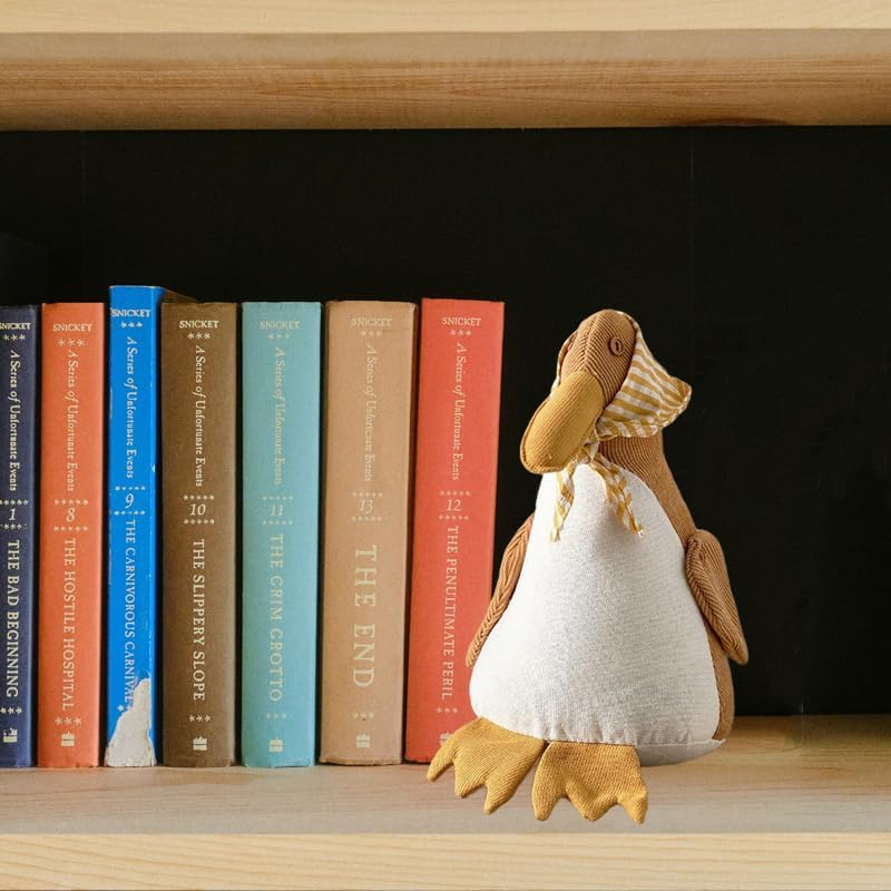 動物のドアストッパー、アヒルの装飾ドアストッパー、かわいいドアストッパー、布製動物のドアストッパー、ホームオフィス用の内壁プロテクタ