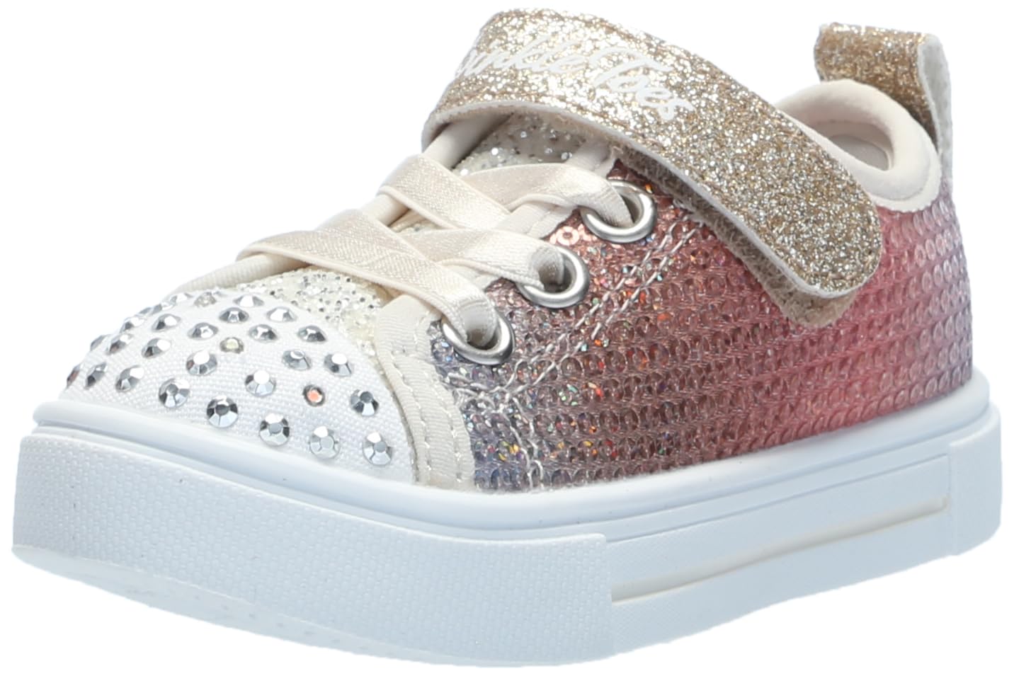 SkechersUnisex-Child Twinkle Sparks-Sequin Flash Sneaker