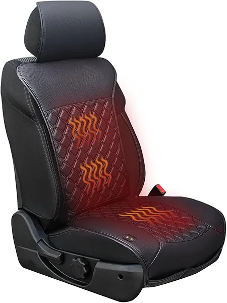 LUSRAIT Universal Seat Cushion, Comfortable Seat Cover with Full Back Support in Winter