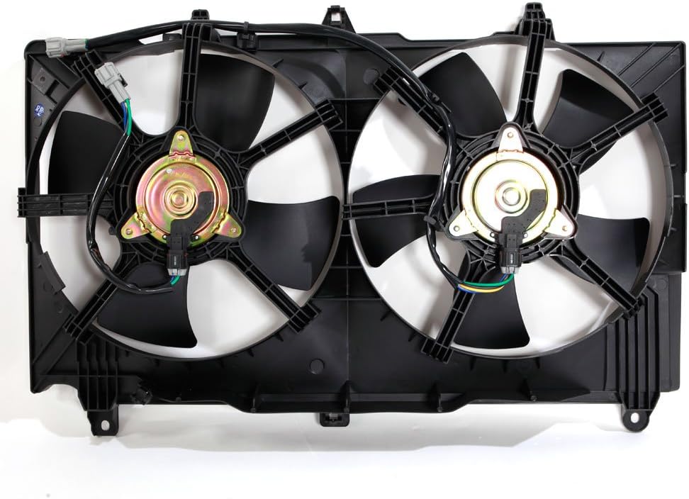 PARTSDIYER Radiator Cooling Fan Motor Assembly Replacement for 20032006 Nissan