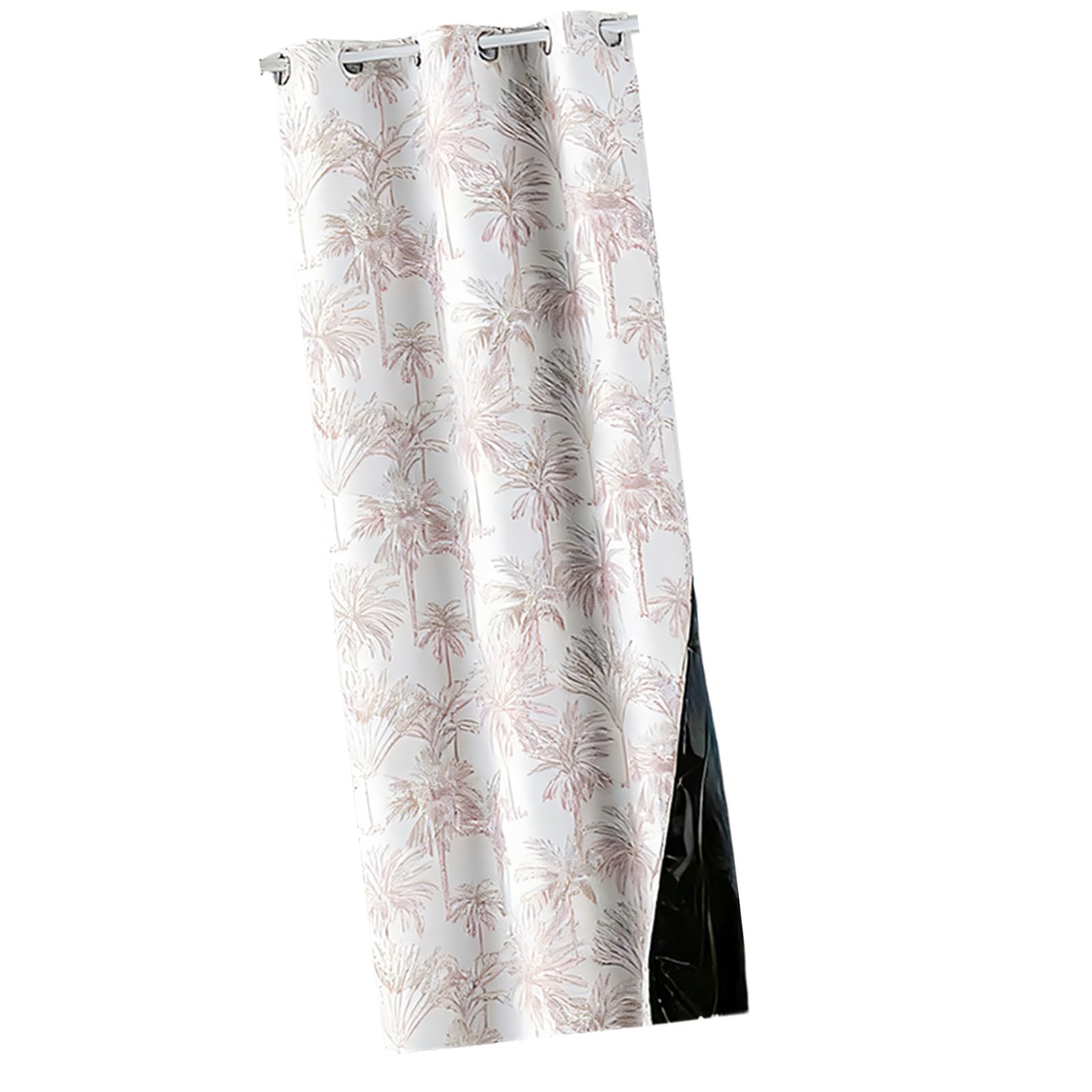 carotoe Print Curtain with Grommets Thermal Insulated Light Blocking Window Drape for Bedroom Darkening Curtain with Grommets Top