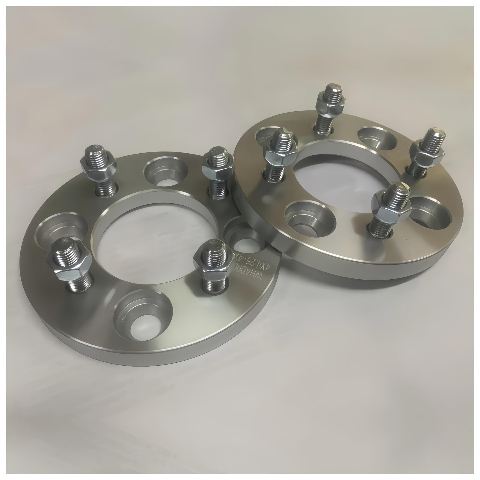 Distanziale ruota automobilistica 2 pezzi adattatori per ruote da 15 mm distanziatori PCD 4x100 a 4x114,3 foro centrale 60 perni con aletta M12x1,5