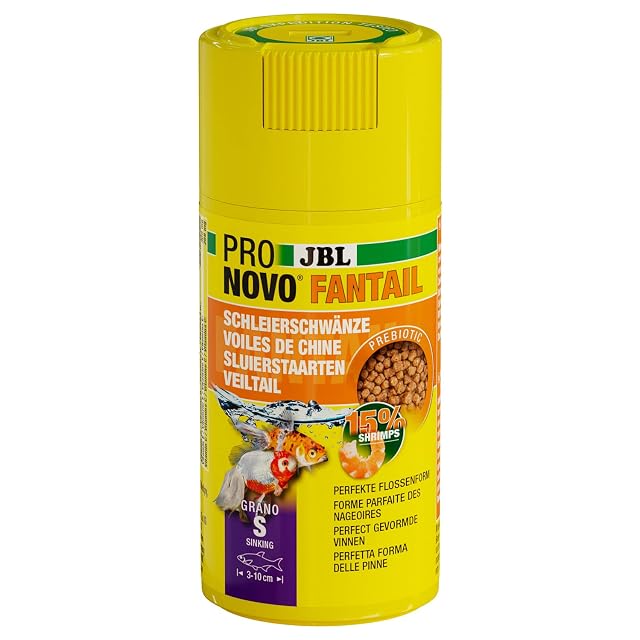 JBL PRONOVO FANTAIL Grano, Alimento básico para Peces Cola de Abanico y Otras variedades de Peces Dorados…
