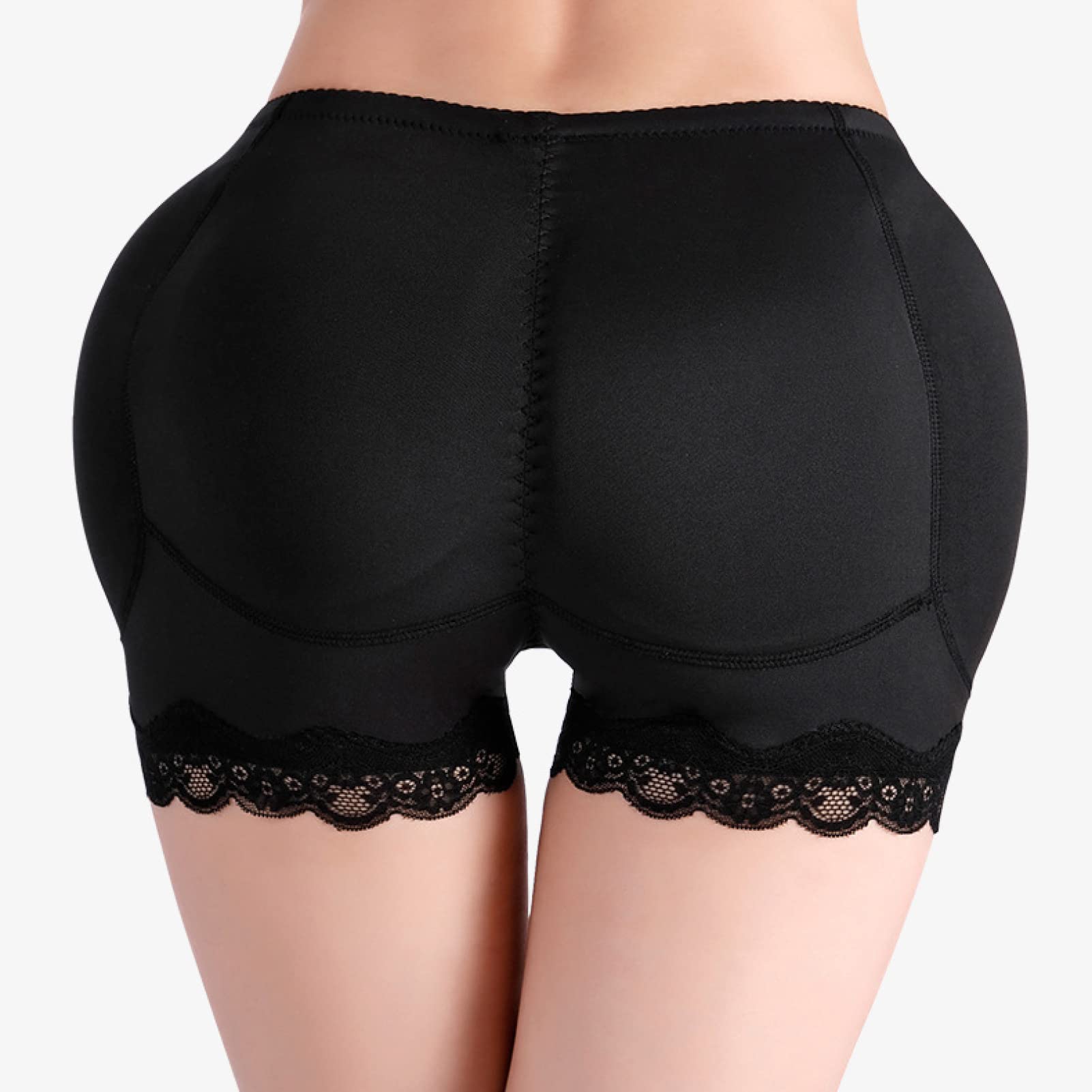 TTDGYYXW damskie bielizna modelująca fałszywy łek bezszwowe majtki wyszczuplają ciało biodra wzmacniają wkładkę do butów push up butt lifter