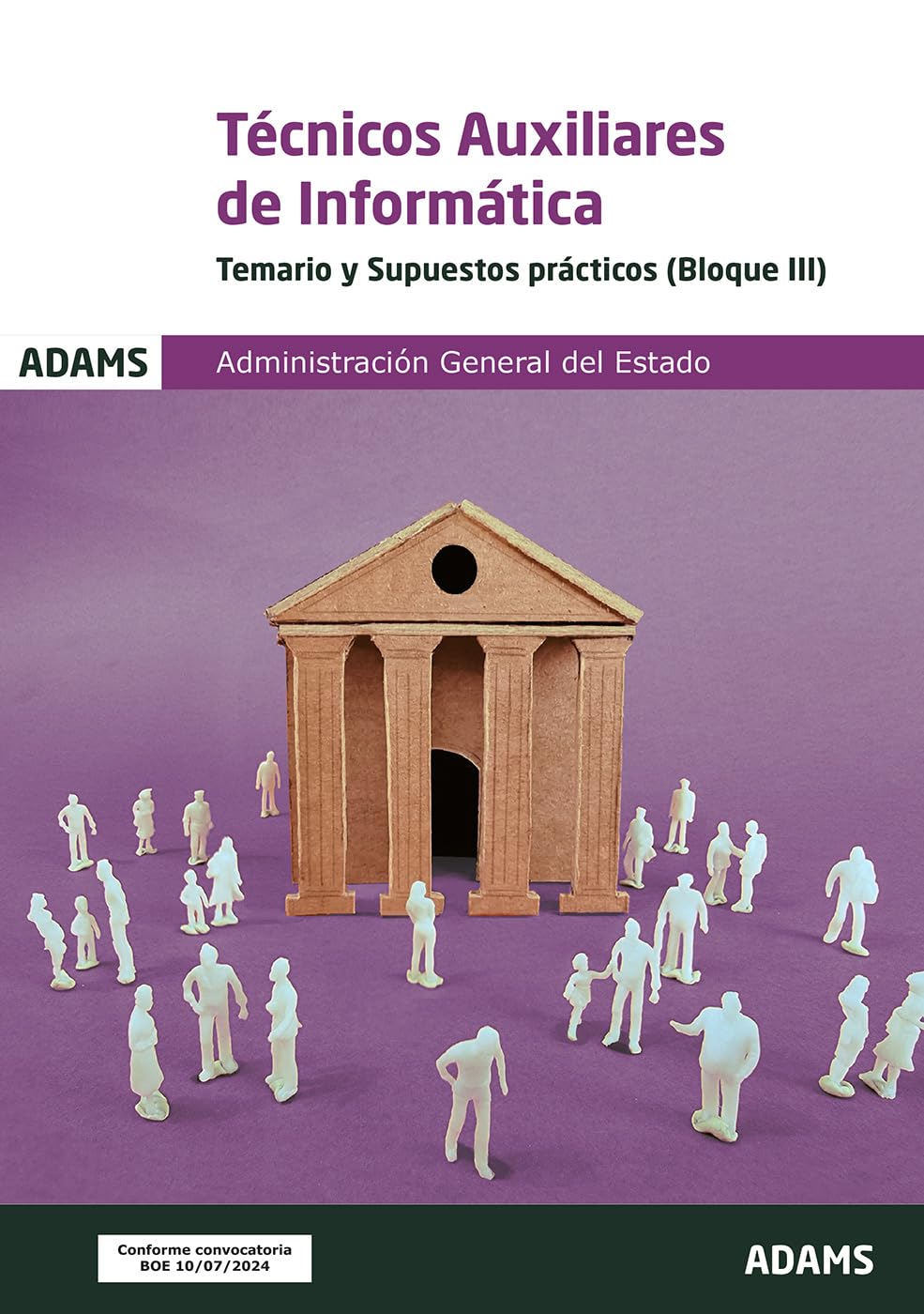 Temario y Supuestos prácticos (Bloque III) Técnicos Auxiliares de Informática de la Administración General del Estado (OPOSICIONES)