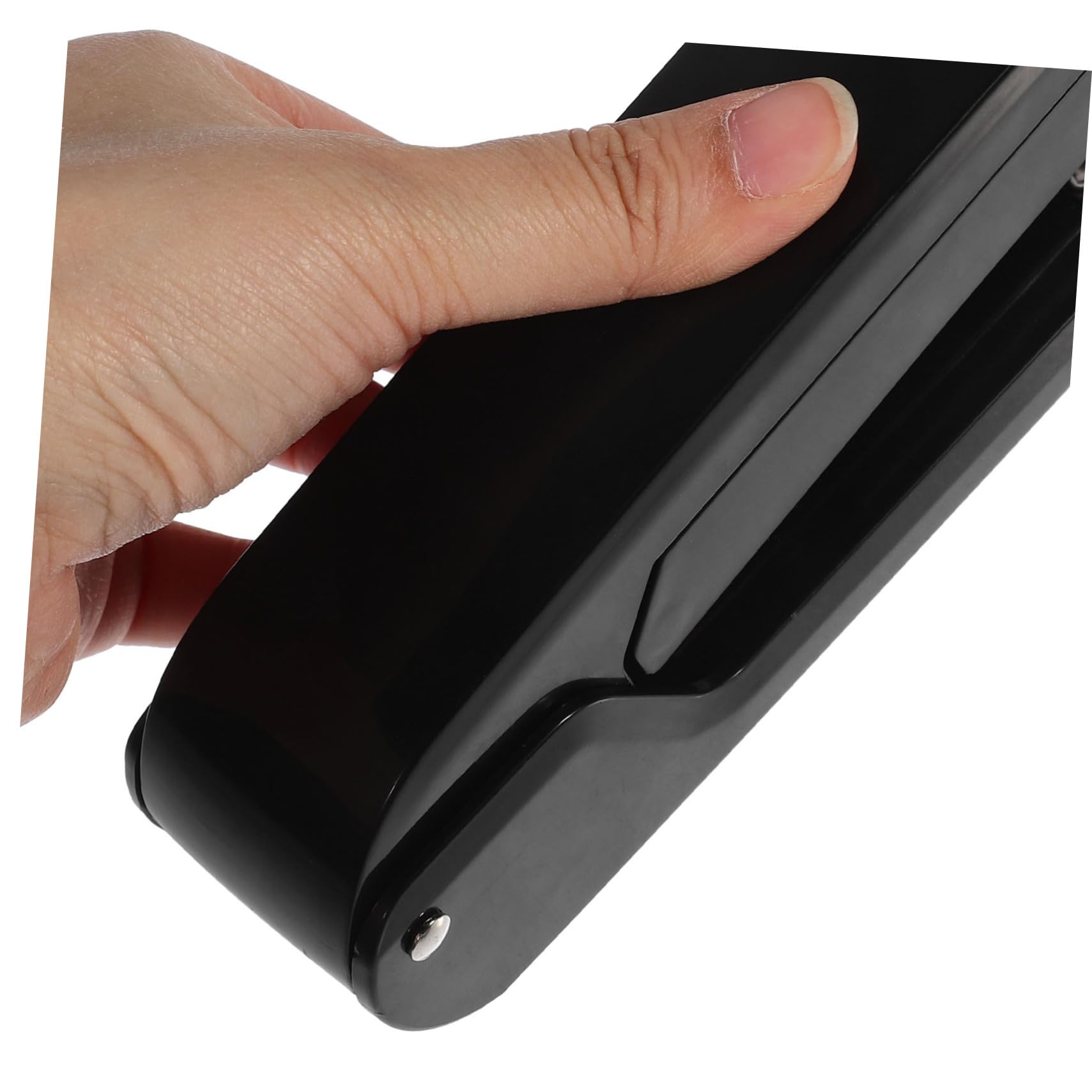 jojofuny 5 Pezzi cucitrice rotativa X forniture per ufficio cucitrice compatta Picket per ufficio desktop girevole da tavolo cucitrici portatili plastica Nero