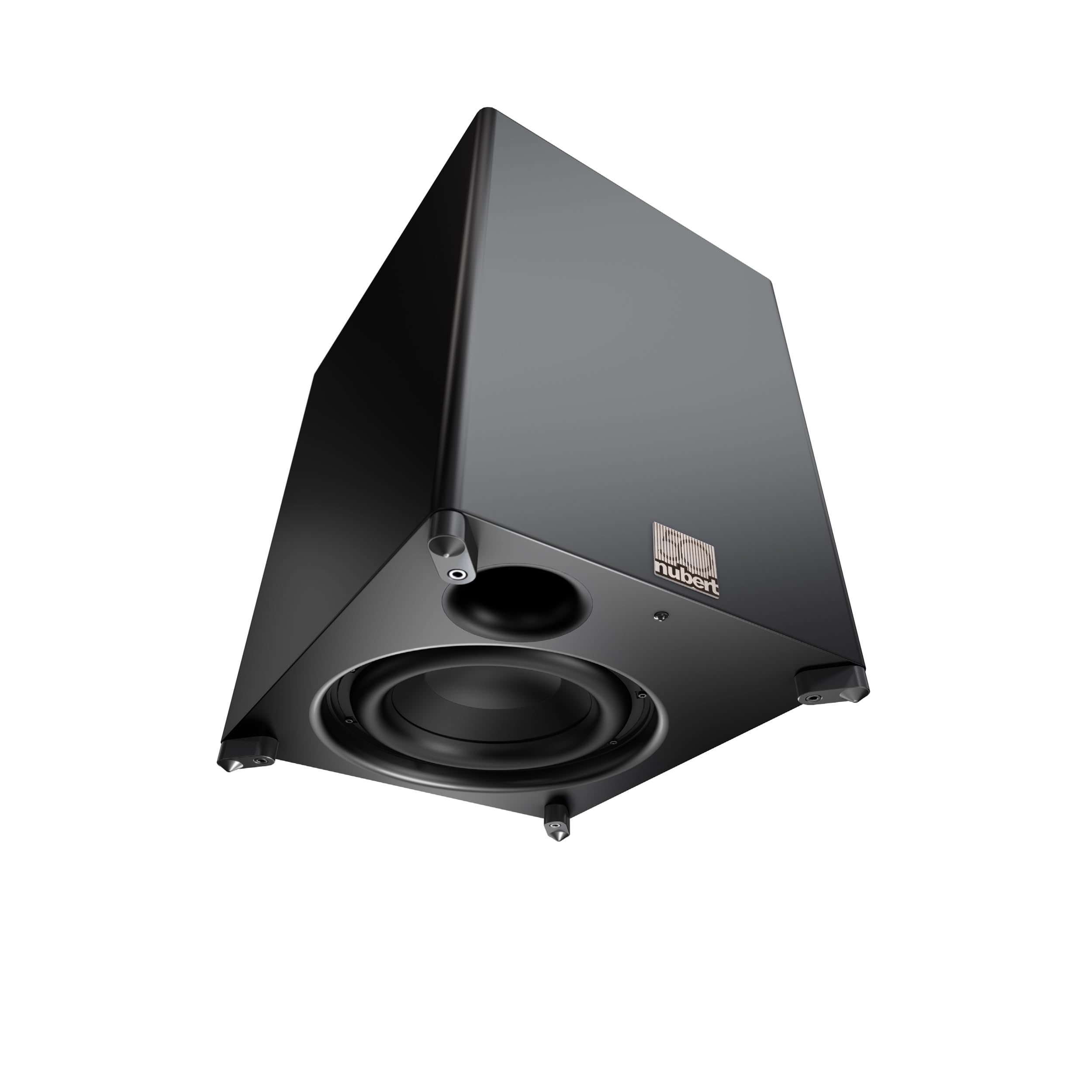Nubert nuSub XW-900 | Schwarzer Subwoofer | Lautsprecher für Bass & Effekte | Surround & Action auf höchstem Niveau | Downfiresubwoofer mit Aktiv-Technik | LFE-Box mit 380 Watt