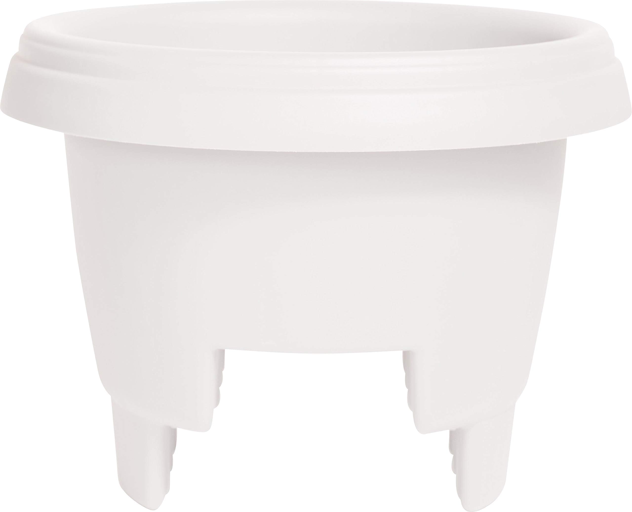 Bloem DR1210, Deck Rail Planter, White