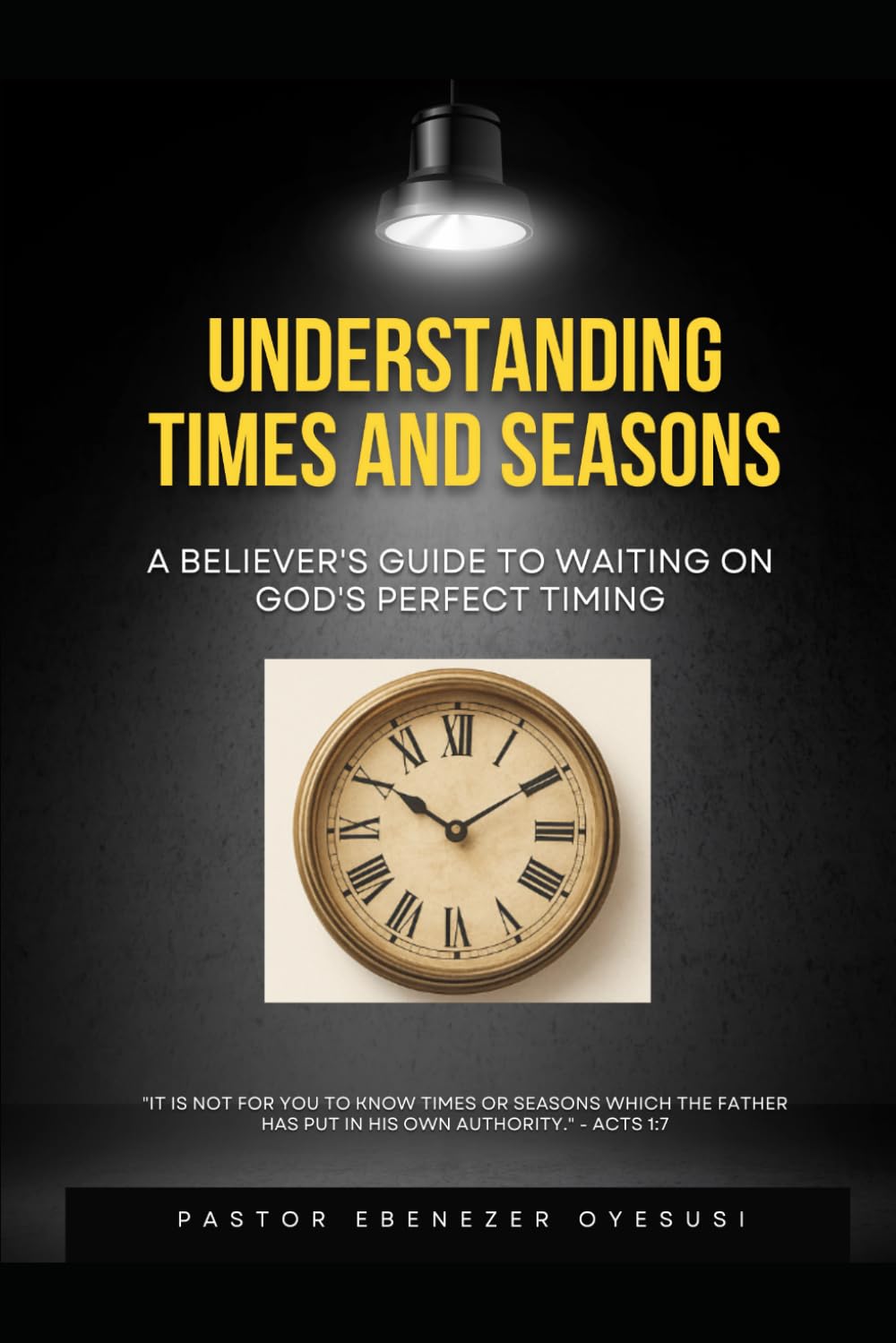 UNDERSTANDING TIMES AND SEASONS: A Believer's Guide to Waiting on God's Perfect Timing